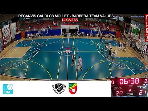 RECANVIS GAUDI CB MOLLET - BARBERA TEAM VALUES (J4 T19/20)