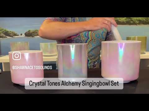 Crystal Tones Alchemy Singing Bowl set 01