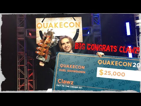 Clawz wins Quakecon duel showdown 2018 - 25 000$