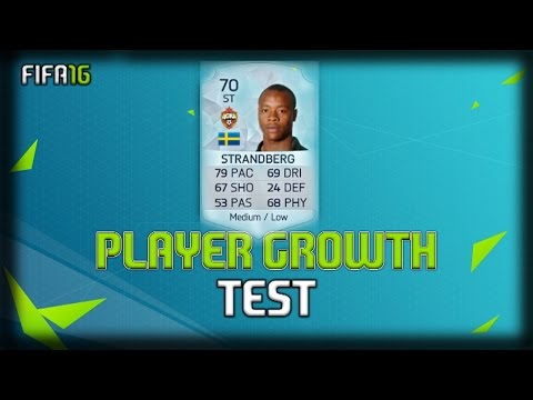 FIFA 16 | Carlos Strandberg (ST) | Growth Test
