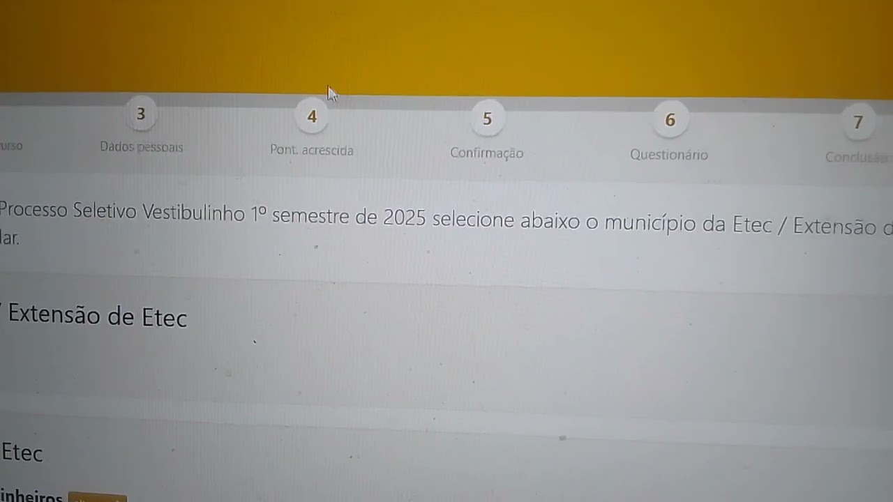 INSCRIÇÃO PARA ETEC - COMO FAZER