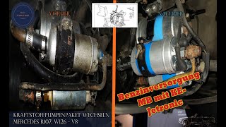 Mercedes R107: Wymiana pompy paliwa i osprzętu — cz. 1