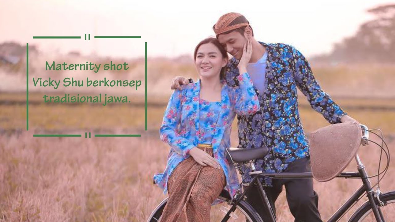 Berkonsep Tradisional Jawa Begini Cantiknya Vicky Shu Saat