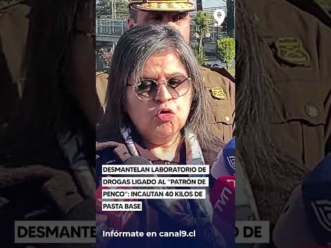 Desmantelan laboratorio de drogas ligado al  Patrón de Penco  incautan 40 kilos de pasta base