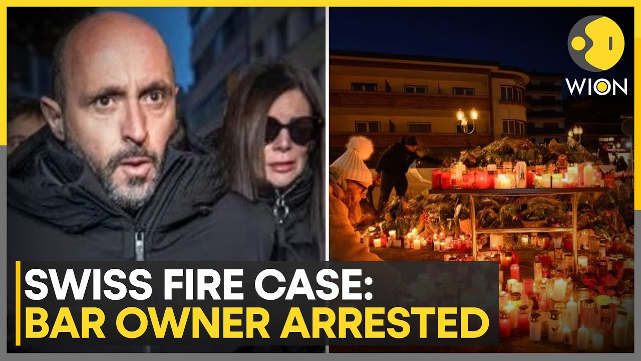 Swiss Bar Fire: Owner of Swiss Bar Arrested After Deadly New Year’s Eve Fire | WION NEWS