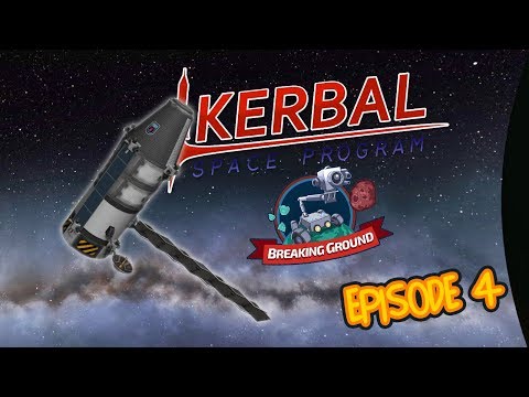 Putting a spacestation in kerbin orbit - KSP breaking grounds career episode 4