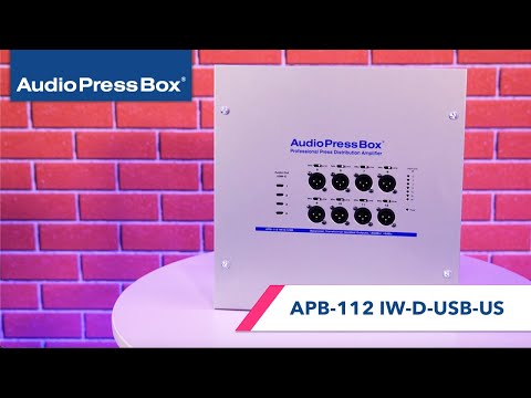 AudioPressBox APB-112 IW-D-USB-US