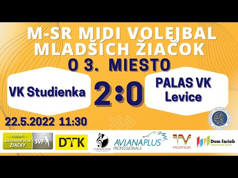 Zápas o 3. miesto VK STUDIENKA vs PALAS VK Levice