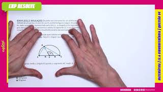 DURANTE SEU TREINAMENTO, UM ATLETA PERCORRE METADE DE UMA PISTA CIRCULAR(...) | CIRCUNFERÊNCIA