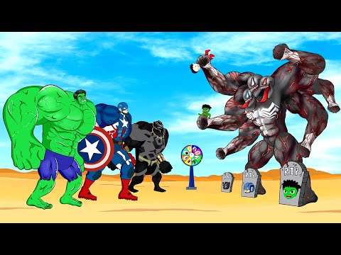 Rescue SUPERHEROES HULK Family & CAPTAIN AMERICA, VENOM 3 : Returning from the Dead SECRET - FUNNY