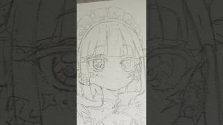 ⚡️毎日アナログ原画制作チャレンジ中！✍🏻 #アナログイラスト #drawing #animeart  #shorts