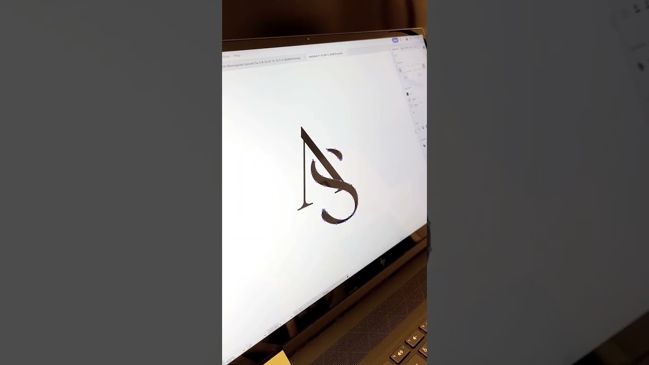 Design with us ✨ The letters A+S as a logo