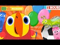 Toddler Learning Video Larry Surprise Eggs Color Crew New Words For Kids 1 Hour Compilation