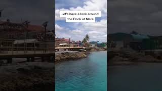 the cruise tender port in Maré