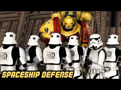 Space Marines vs Galactic Empire - Warhammer 40k vs Star Wars | Cinematic Battle