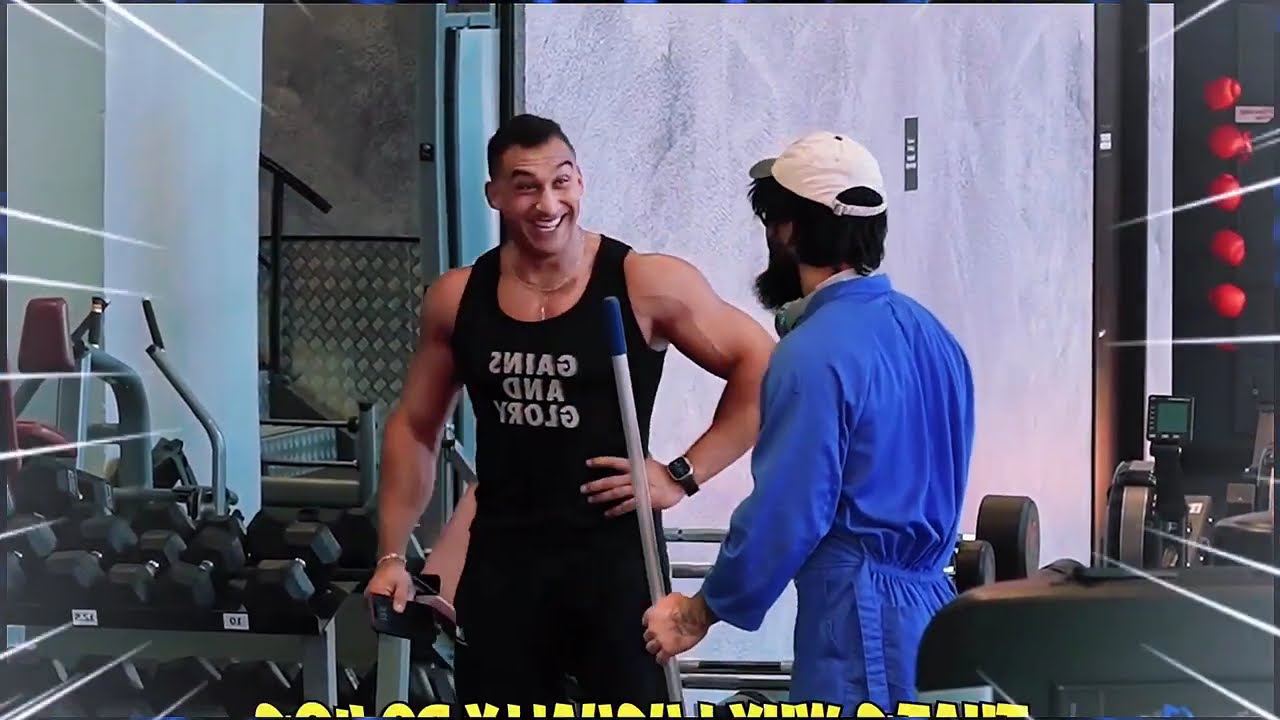 Anatoly Destroys Bodyguards’ Egos With a 32kg Mop for 30 MINUTES!💪🔥!Anatoly gym prank!