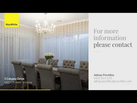 5 Calypso Drive, Mickleham, VIC 3064, 5 Kuwarto, 2 Banyo, House