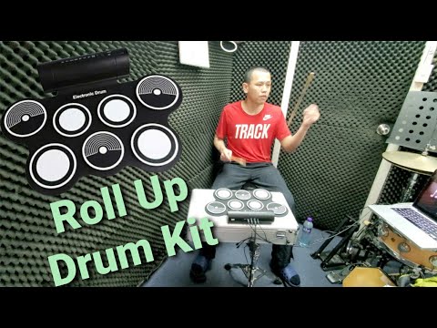 Roll Up Drum Kit Sound Test