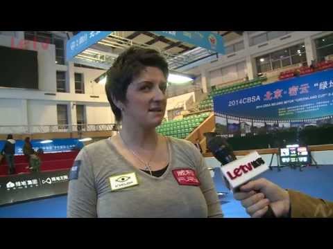 2014 CBSA Miyun Open - Kelly Fisher interview after the semifinal