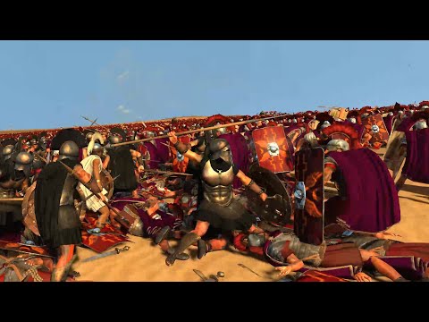 GODS OF OLYMPUS vs ELITE ROMANS - Total War ROME 2