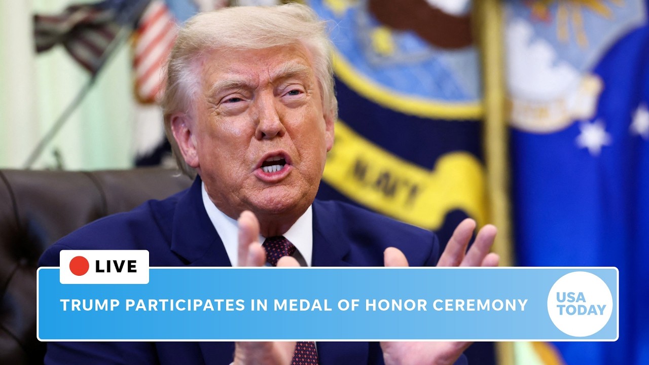Live: Donald Trump hosts Medal of Honor ceremony at the White House