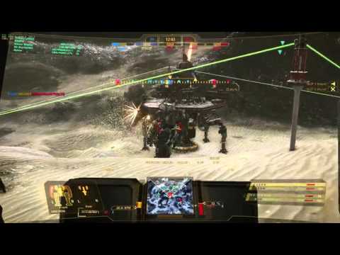 Mechwarrior Online - Hunchback Grid Iron Tourmaline Desert