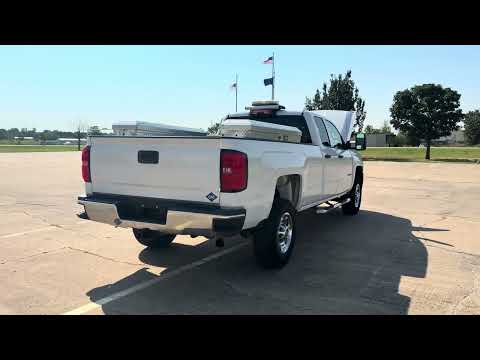 2015 White /GRAY Chevrolet Silverado 2500HD Work Truck Double Cab 2WD (1GC2CUEB9FZ) with an 6.0L V8 OHV 16V CNG engine, 6A transmission, located at 17760 Hwy 62, Morris, OK, 74445, (918) 733-4887, 35.609104, -95.877060 - 2015 CHEVY SILVERADO 2500HD 2WD BI-FUEL SYSTEM RUNS ON CNG OR GASOLINE WITH THE 6.0L V8 ENGINE. IT FEATURES MANUAL SEATS, CLOTH INTERIOR, POWER LOCKS, POWER WINDOWS, AM/FM RADIO, CRUSIE CONTROL, TRACTION CONTROL, SAFETY LIGHT, AND JOBOX TOOL BOXES. ONLY 173,389 MILES WITH 265/70R17 TIRES. THIS IS A - Photo#1