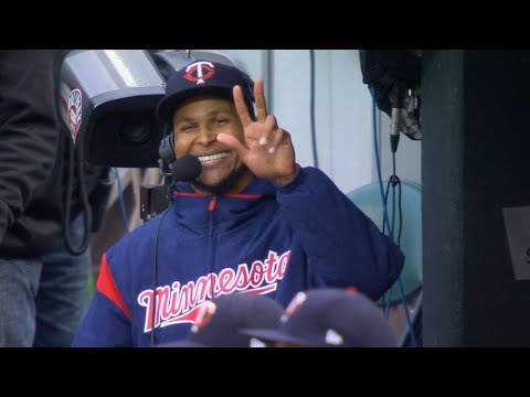 TEX@MIN: Santana on recent complete game vs. Padres