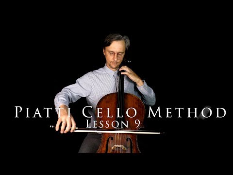 A.Piatti Cello Method Lesson 9 Exercises in Half Position part 4