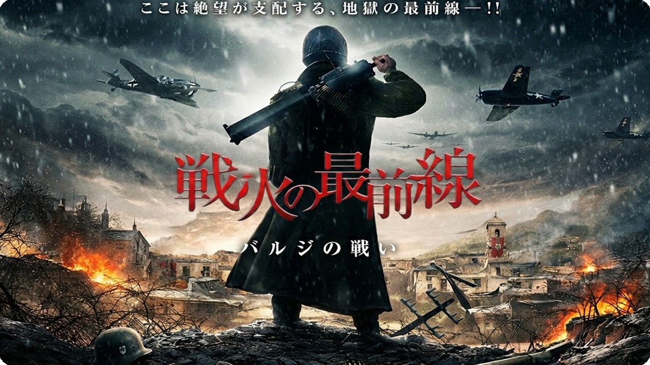 【🎬本編無料公開中】彼らは生きて帰れるのか?最前線の極限戦場…『バルジの戦い』