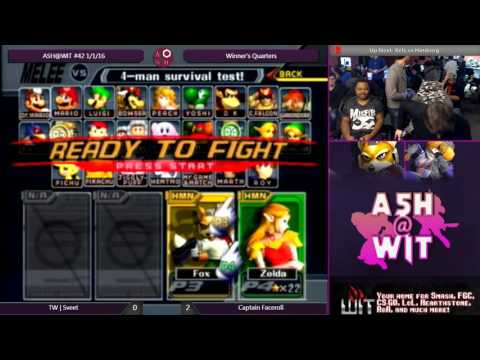 IX | Sveet (Fox) vs Captain Faceroll (Sheik) - ASH@WIT #42 Melee Winner's Quarters