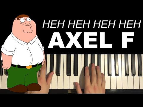 Peter Griffin He He He Song (Piano Tutorial Lesson) | Crazy Frog Axel F