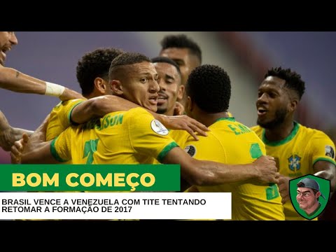 Brasil 3x0 Venezuela - Valeu a estréia!