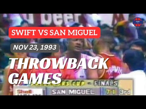 SWIFT vs SAN MIGUEL | Nov 23, 1993 | Semifinals | Harris vs Travis