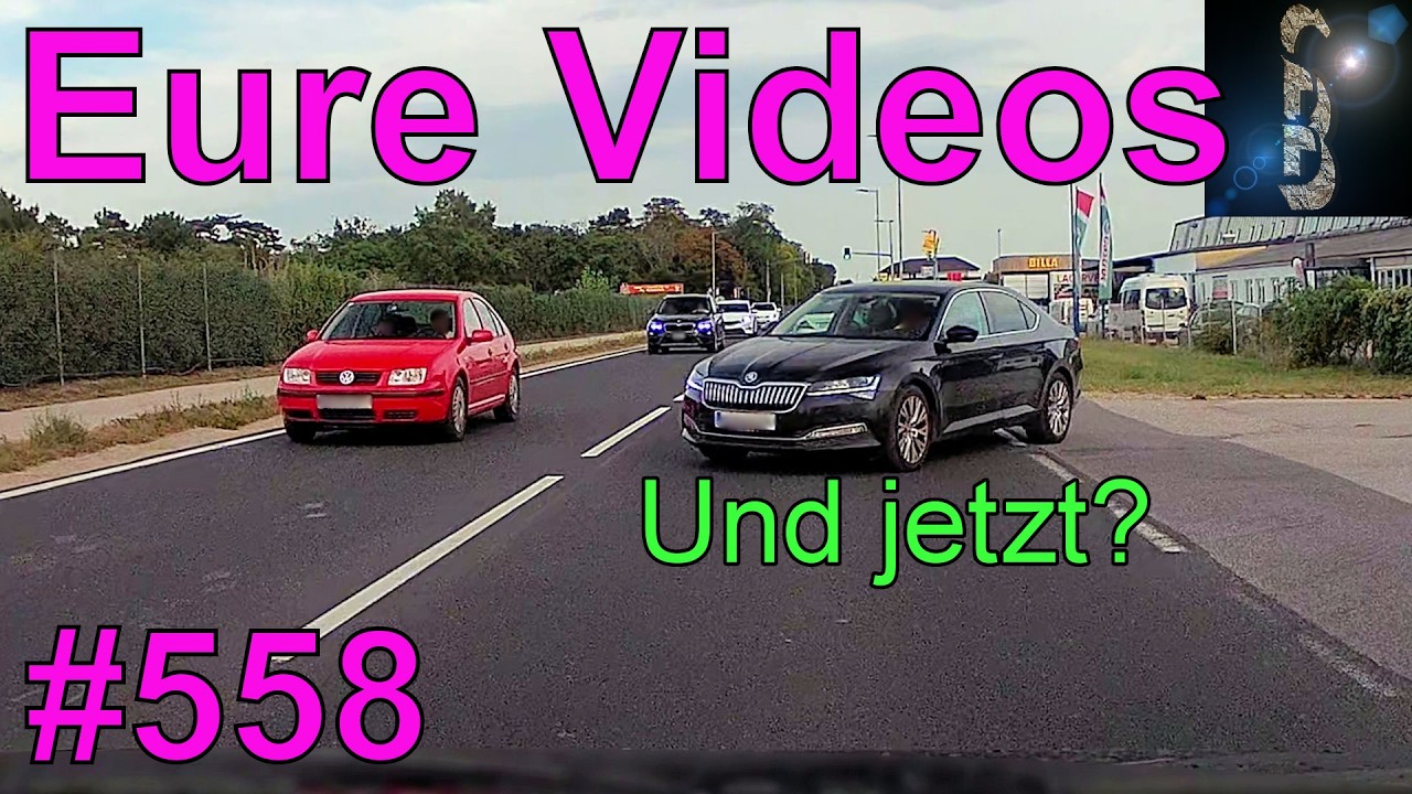 Eure Videos #558 - Dashcam - Rad stellt sich quer - LKW stellt sich quer - Kind läuft quer
