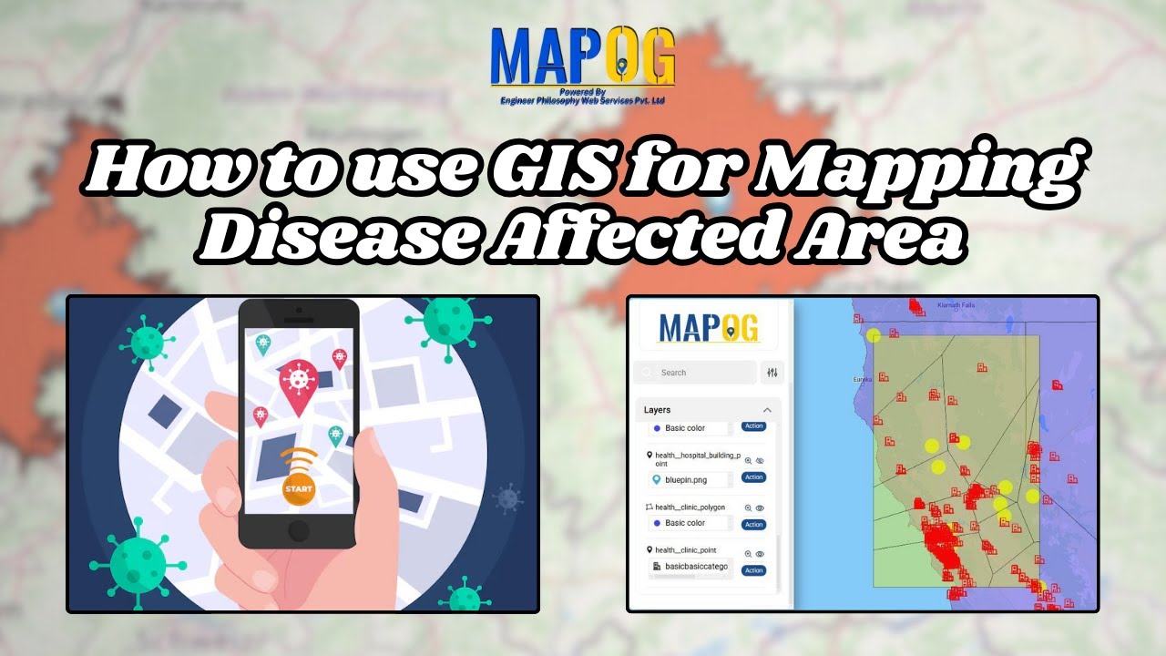 How to Use GIS for Mapping Disease-Affected Areas #publichealth#datavisualization #gismapping #tech