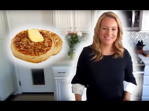 Almond Butter and Peach Bellini Crumpets: Breakfast with Katie