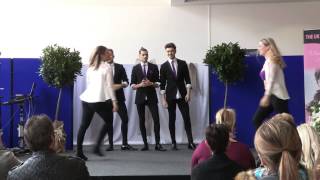 preview picture of video 'SLP College kick-off the catwalk show at The UK Wedding Event'