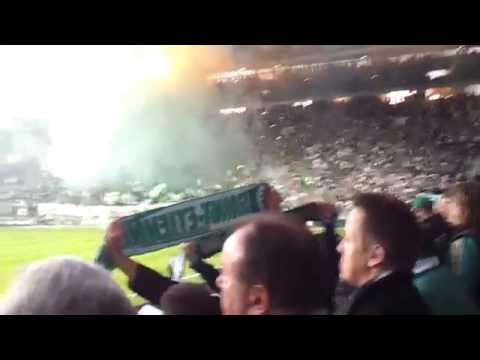 ASSE-AC Ajaccio : Ambiance d'avant match