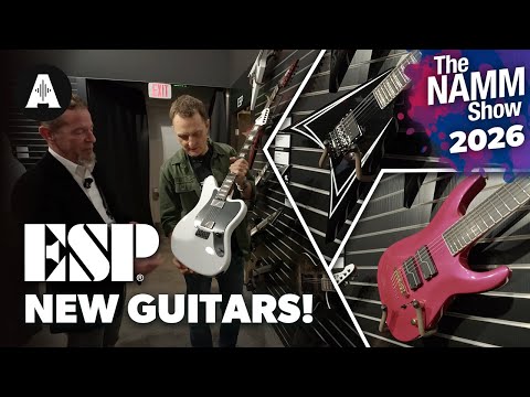 Awesome New ESP Electric Guitars! - NAMM 2026