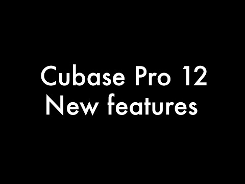 Cubase Pro 12 features.