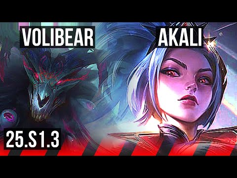 VOLIBEAR vs AKALI (TOP) | 4/3/11 | KR Diamond | 25.S1.3