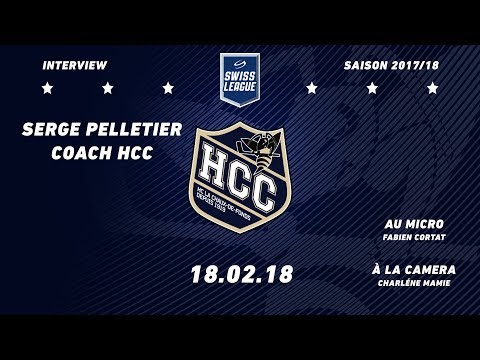 18.02.2018 Interview d'après match de Serge Pelletier Coach du HCC