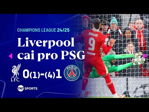 Gols e lances de Liverpool x PSG