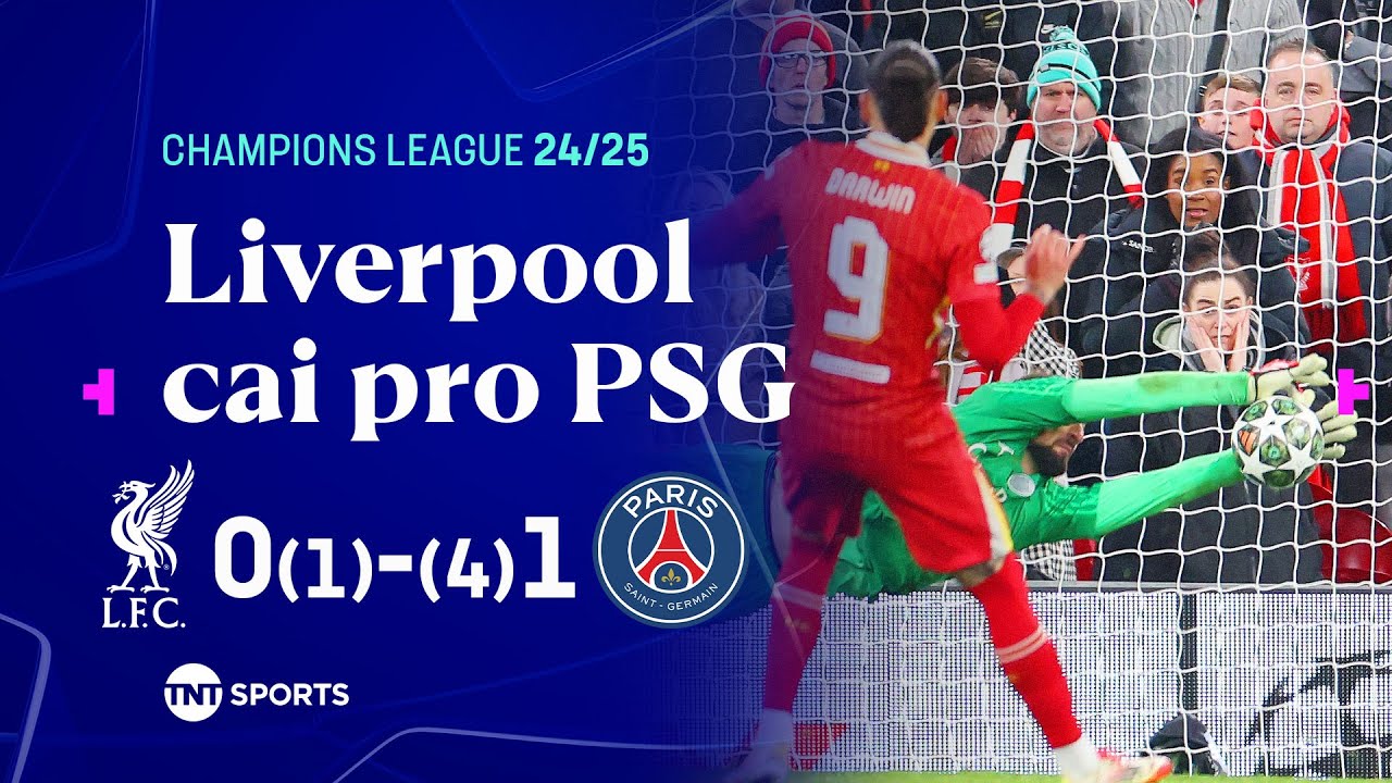 DONNARUMMA PEGA DOIS PÊNALTIS E PSG ELIMINA O LIVERPOOL NA CHAMPIONS | LIVERPOOL 0 (1) X (4) 1 PSG