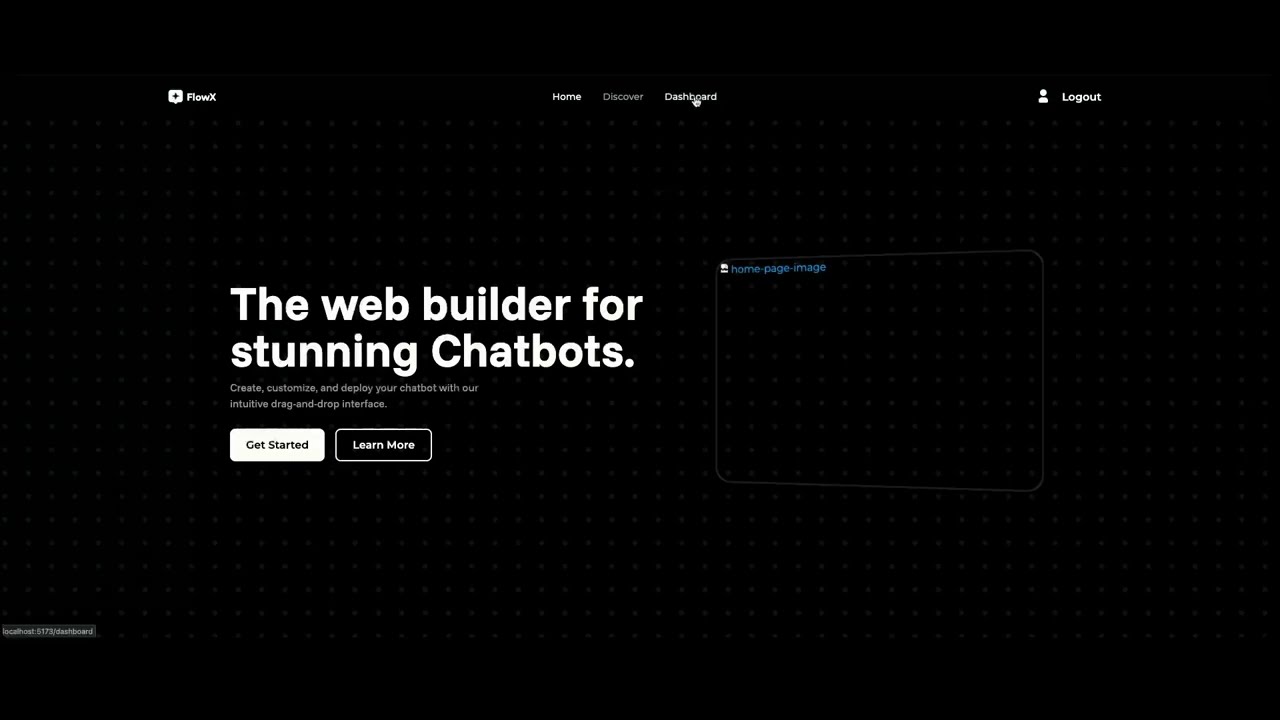 FlowX: A Hybrid Visual Chatbot Platform