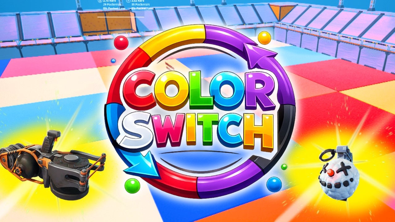 【フォートナイト】参加型カラースイッチお試しクリエイティブ