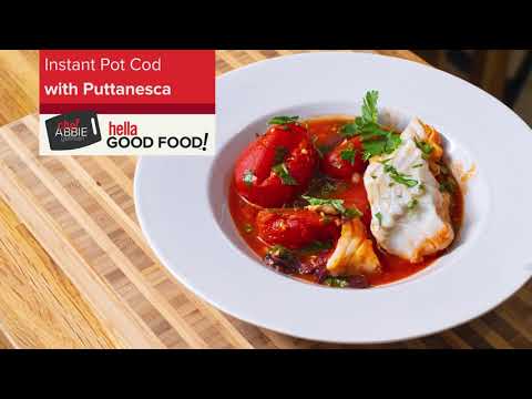 DELIGHTFUL Instant Pot Cod Fish with Putanesca Sauce