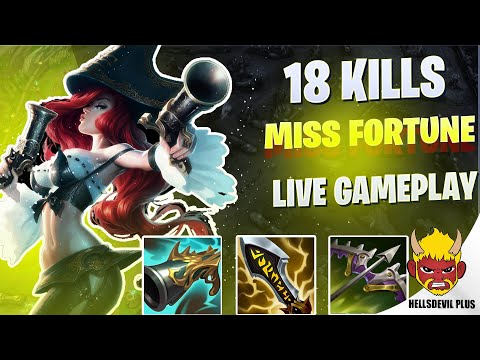 18 KILLS MISS FORTUNE MONSTER! - Wild Rift HellsDevil Plus Gameplay