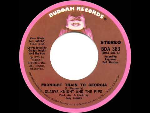 1973 HITS ARCHIVE: Midnight Train To Georgia - Gladys Knight & The Pips (a #1 record--stereo 45)